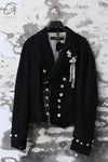 ARCHIVIO J.M.Ribot 24 Autumn/Winter Double-Breasted Short Jacket Italy AJM-G29/NR/W-0 Black